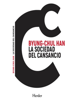 cover image of La sociedad del cansancio